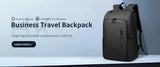 Heroic Knight Multifunctional Men's Backpack 15.6" Laptop Backpack Waterproof Large Capacity Work Travel Backpack with USB Port