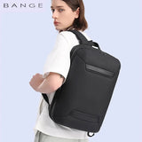 BANGE Waterproof Multi-Use Laptop Backpack For 15.6 Inch USB Charging Shockproof Business Briefcase Shoulder Bag For Man Women