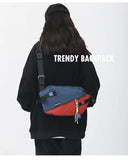 New Trend Messenger Bag Multi-function Sports Chest Bag Oxford Cloth Unisex Large-capacity Shoulder Bag  Crossbody Bags for Men