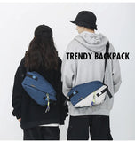 New Trend Messenger Bag Multi-function Sports Chest Bag Oxford Cloth Unisex Large-capacity Shoulder Bag  Crossbody Bags for Men