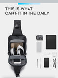 BANGE Male Shoulder Bags USB Charging Crossbody Bags Men Anti Theft Chest Bag School Summer Short Trip Messengers Bag