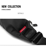 Fashion Chest Bag Men's 2025 Lightweight Waterproof Shoulder Bag Multi-functional Leisure Waist Packs Travel Chest Bag for Male