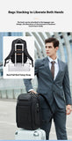 Wiersoon Backpack For Men Waterproof Backpack Large Capacity Business Trip Multifunctional Password Anti-theft Laptop Bag