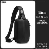 BANGE Male Shoulder Bags USB Charging Crossbody Bags Men Anti Theft Chest Bag School Summer Short Trip Messengers Bag