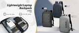 Heroic Knight Multifunctional Men's Backpack 15.6" Laptop Backpack Waterproof Large Capacity Work Travel Backpack with USB Port