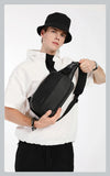 BANGE Male Shoulder Bags USB Charging Crossbody Bags Men Anti Theft Chest Bag School Summer Short Trip Messengers Bag
