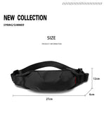Fashion Chest Bag Men's 2025 Lightweight Waterproof Shoulder Bag Multi-functional Leisure Waist Packs Travel Chest Bag for Male