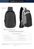 Mark Ryden Men shoulder bag fashion outdoor chest bag portable messenger bag breathable honeycomb back light