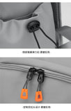 Nylon Zipper Solid Color Large Capacity USB New Backpack Leisure Travel Outdoor Academy Wind Backpack Waterproof Wear-resistant