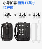 Bange 35L/45L Travel Backpack Men Business Aesthetic Backpack School Bag Large 17.3 Laptop Waterproof Fashion Backpack Male