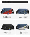 New Trend Messenger Bag Multi-function Sports Chest Bag Oxford Cloth Unisex Large-capacity Shoulder Bag  Crossbody Bags for Men