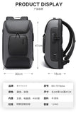BANGE Fashion Anti-theft New Style Big Capacity USB Charging Backpack Water-resistant Oxford Casual Travel Bag for Male Mochila