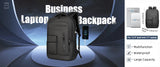 Heroic Knight Multifunctional Men's Backpack 15.6" Laptop Backpack Waterproof Large Capacity Work Travel Backpack with USB Port