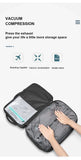 Men and Women Vacuum Backpack 16 inch Vacuum Seal Business Travel Compression Expandable Airline Approved Backpack with Air Pump