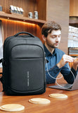 Mark Ryden Man Backpack Waterproof 15.6inch Laptop Multi-layer Pockets Bag Man USB Charging School Backpack Travel Mochilas