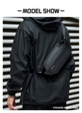 Waterproof Chest Bag, Solid Men's Crossbody Bag, Daily Phone Shoulder Bag, Travel Sports Sling Bag, Trend Men Fanny Pack