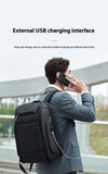 Wiersoon Backpack For Men Waterproof Backpack Large Capacity Business Trip Multifunctional Password Anti-theft Laptop Bag