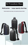 Bange new Oxford fashion waterproof chest bag crossbody bag men's models men's chest bag leisure shoulder satchel large capacity