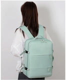 2024Men Women's Bag Large Capacity Journey Multifunction Backpack With Shoe Storage Multilayer Dry And Wet Separation Waterproof