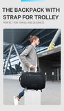Bange 40L Travel Backpack Men USB  Anti-theft 17.3 Laptop Backpack School Expandable Bag Compass Fashion Male Backpack Large