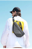 BANGE Men Oxford Waterproof Multifunction Hard Shoulder Bags Messenger Chest Sling Crossbody Bags Travel For 7.9 inch iPad