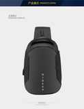 Mark Ryden Men shoulder bag fashion outdoor chest bag portable messenger bag breathable honeycomb back light