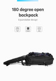 Bange 40L Travel Backpack Men USB  Anti-theft 17.3 Laptop Backpack School Expandable Bag Compass Fashion Male Backpack Large