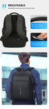 Mark Ryden Man Backpack Waterproof 15.6inch Laptop Multi-layer Pockets Bag Man USB Charging School Backpack Travel Mochilas