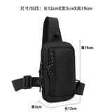 Men Chest Bag Mens Shoulder Body Bag Oxford Fashion Man Side Sling Crossbody Bag for Male 2025 Casual Handbag Travel Phone Bags