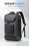 BANGE Fashion Anti-theft New Style Big Capacity USB Charging Backpack Water-resistant Oxford Casual Travel Bag for Male Mochila