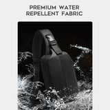 BANGE Male Shoulder Bags USB Charging Crossbody Bags Men Anti Theft Chest Bag School Summer Short Trip Messengers Bag