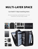 INRNN Expandable Backpack Men 17inch Laptop Backpacks 39L Waterproof Anti Theft Backpack Male Large Capacity Travel Business Bag