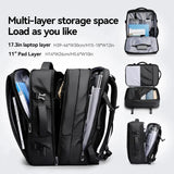 MARK RYDEN 45L Expandable Men's Backpacks Business Travel Backpack Bolsas Femininas Durable Bagpacks for Men Fits 17.3in Laptop
