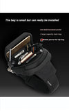 Men's Chest Bag Waterproof Travel Messenger Bag With USB Port Lightweight Hard Shell Shoulder Bag Stylish Biker Bag