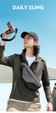 BANGE Men Oxford Waterproof Multifunction Hard Shoulder Bags Messenger Chest Sling Crossbody Bags Travel For 7.9 inch iPad