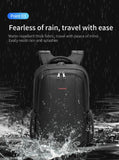 Lifetime Warranty Backpack For Men Laptop Backpack Bag Male Travel Backpacks For School USB Charging Port Schoolbag Men Mochilas