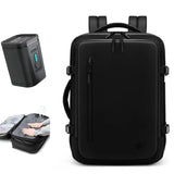 Men and Women Vacuum Backpack 16 inch Vacuum Seal Business Travel Compression Expandable Airline Approved Backpack with Air Pump