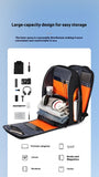 Wiersoon Backpack For Men Waterproof Backpack Large Capacity Business Trip Multifunctional Password Anti-theft Laptop Bag
