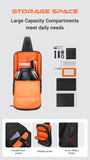 Lifetime Warranty Men Fashion Shoulder Bag For Man 9.7 11inch Ipad Bag Chest Pack Men Waterproof Large Capacity Crossbody Bag