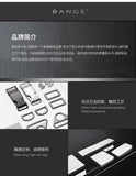 BANGE Fashion Anti-theft New Style Big Capacity USB Charging Backpack Water-resistant Oxford Casual Travel Bag for Male Mochila