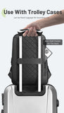 Heroic Knight Multifunctional Men's Backpack 15.6" Laptop Backpack Waterproof Large Capacity Work Travel Backpack with USB Port