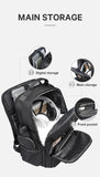 BANGE  Sports Backpack 15.6 Anti-wrinkle Waterproof USB Recharging Oxford Backpack Men Fashion Travel Bag Backpacks