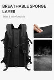 Bange 40L Travel Backpack Men USB  Anti-theft 17.3 Laptop Backpack School Expandable Bag Compass Fashion Male Backpack Large