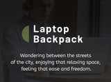 Heroic Knight Multifunctional Men's Backpack 15.6" Laptop Backpack Waterproof Large Capacity Work Travel Backpack with USB Port