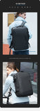 Mark Ryden 17 inch Laptop Backpack Male Bag USB Recharging Multi-layer Space Travel Male Bag Anti-thief Mochila