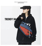 New Trend Messenger Bag Multi-function Sports Chest Bag Oxford Cloth Unisex Large-capacity Shoulder Bag  Crossbody Bags for Men