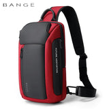 Bange new Oxford fashion waterproof chest bag crossbody bag men's models men's chest bag leisure shoulder satchel large capacity