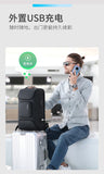 BANGE Fashion Anti-theft New Style Big Capacity USB Charging Backpack Water-resistant Oxford Casual Travel Bag for Male Mochila