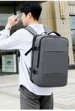 17 inch Laptop Pack Expandable Large-Capacity Business Travel Shoulder Bag Waterproof Classic Carry On Luggage Bag Men Backpack