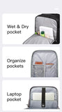 Bange Travel Backpack Business Aesthetic Backpack School USB Bag Large Capacity 15.6 Laptop Waterproof Fashion Backpack Women